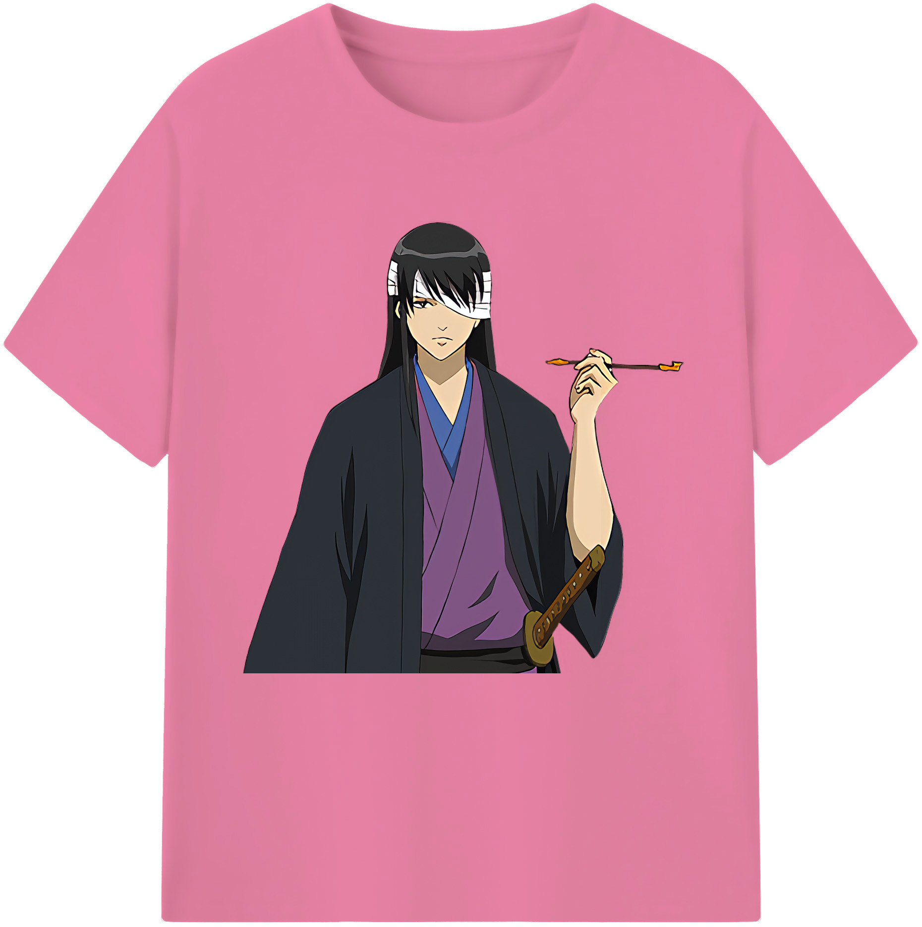 （画像用） ぎんたま 坂田銀時（さかたぎんとき） 神楽 志村新八（しむら しんぱち） GINTAMA Sakata Gintoki Kagura Shimura Shinpachi 綿100％半袖Tシャツ（フロントプリント）